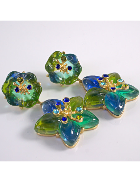 Kolczyki sztyft srebro "925" NA IMPREZE, BAL, OKOLICZNOŚĆ, PARTY