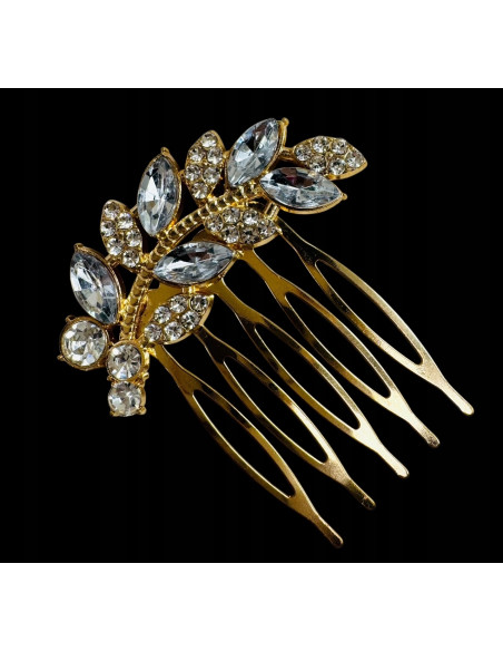 Grzebień wsuwany do włosów wtykowy ozdobny diamenty Lolita Accessories