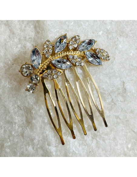 Grzebień wsuwany do włosów wtykowy ozdobny diamenty Lolita Accessories