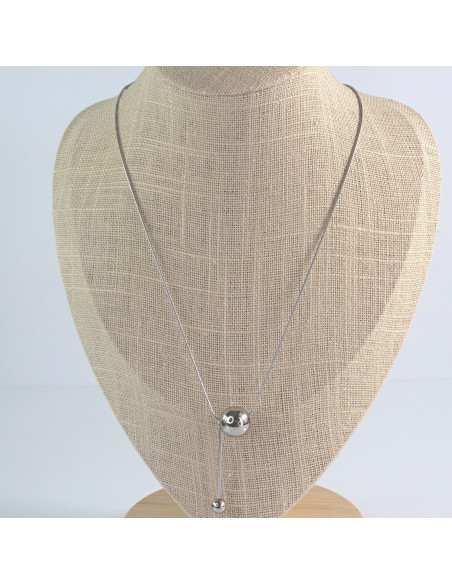 Naszyjnik Celebrytka stal chirurgiczna Lolita Accessories Srebrny