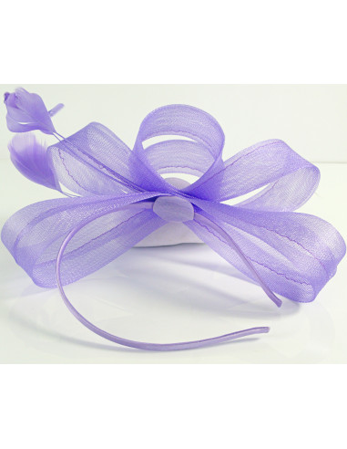 FASCYNATOR STROIK NA GŁOWĘ  OPASKA Z KOKARDĄ...