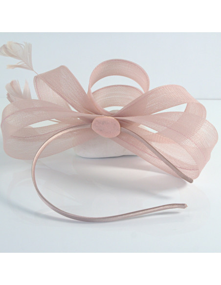 FASCYNATOR STROIK NA GŁOWĘ  OPASKA Z KOKARDĄ Lolita Akcesoria