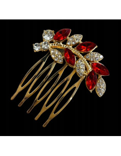 Grzebień wsuwany do włosów wtykowy ozdobny diamenty... 2