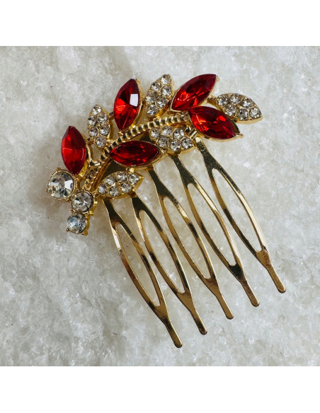 Grzebień wsuwany do włosów wtykowy ozdobny diamenty Lolita Accessories