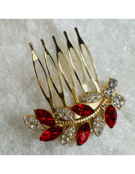 Grzebień wsuwany do włosów wtykowy ozdobny diamenty Lolita Accessories