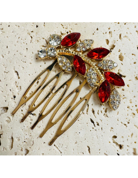 Grzebień wsuwany do włosów wtykowy ozdobny diamenty Lolita Accessories