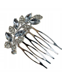 Grzebień wsuwany do włosów wtykowy ozdobny diamenty...