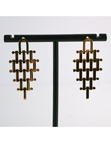 Kolczyki ze stali chirurgicznej ZŁOTE  Lolita Akcesoria