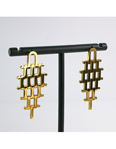 Kolczyki ze stali chirurgicznej ZŁOTE  Lolita...