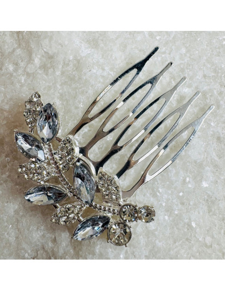 Grzebień wsuwany do włosów wtykowy ozdobny diamenty Lolita Accessories