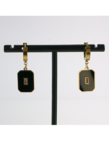 Kolczyki ze stali chirurgicznej ZŁOTE  Lolita...