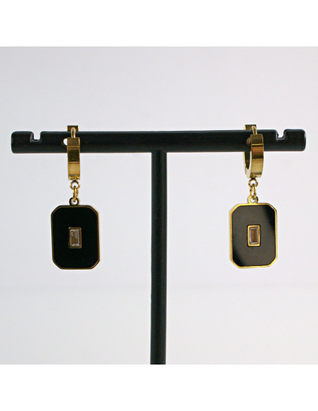 Kolczyki ze stali chirurgicznej ZŁOTE  Lolita Akcesoria