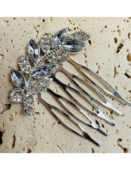 Grzebień wsuwany do włosów wtykowy ozdobny diamenty Lolita Accessories