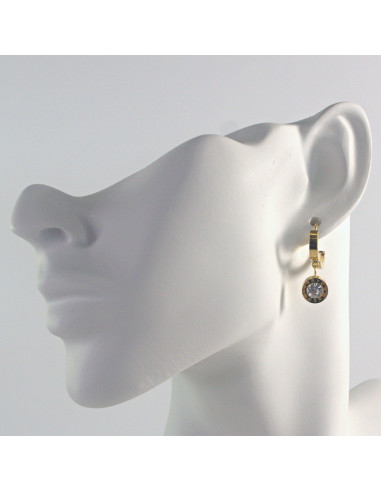 Kolczyki ze stali chirurgicznej ZŁOTE  z...