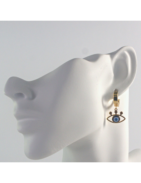Kolczyki ze stali chirurgicznej ZŁOTE  OKO PROROKA  Lolita Akcesoria