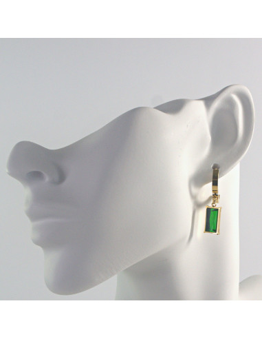 Kolczyki ze stali chirurgicznej ZŁOTE  Z...