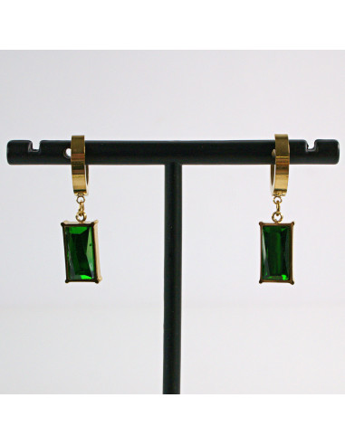 Kolczyki ze stali chirurgicznej ZŁOTE  Z...