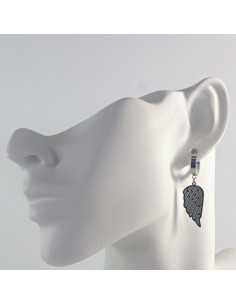 Kolczyki ze stali chirurgicznej SREBRNE SKRZYDŁA   Lolita... 2