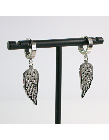 Kolczyki ze stali chirurgicznej SREBRNE...