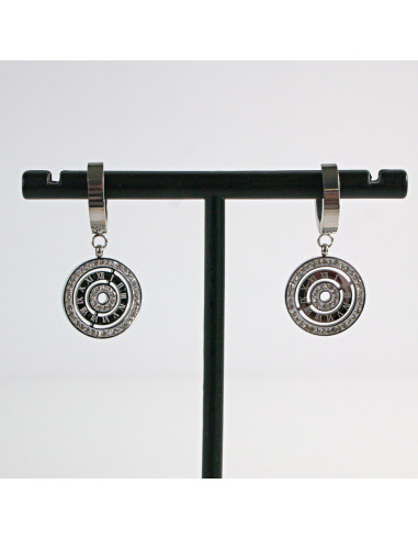 Kolczyki ze stali chirurgicznej SREBRNE...