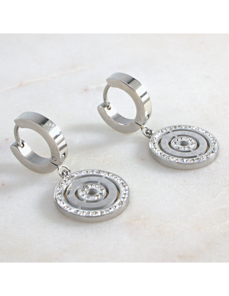 Kolczyki ze stali chirurgicznej SREBRNE KÓŁECZKA    Lolita Akcesoria