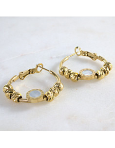 Kolczyki ze stali chirurgicznej ZŁOTE KOŁA  Lolita Akcesoria