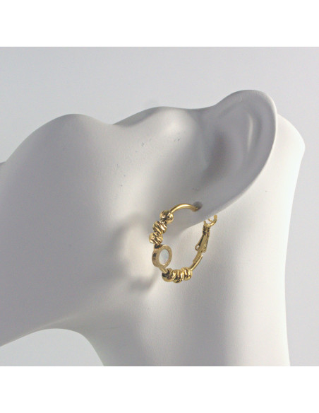 Kolczyki ze stali chirurgicznej ZŁOTE KOŁA  Lolita Akcesoria