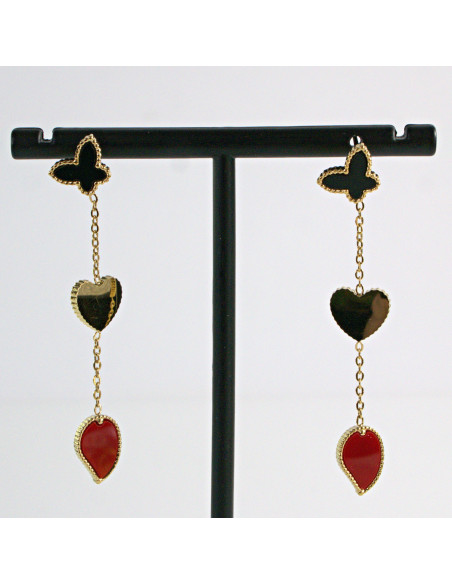 Kolczyki ze stali chirurgicznej   MOTYLKI Lolita Akcesoria