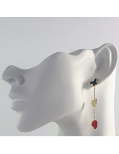 Kolczyki ze stali chirurgicznej   MOTYLKI Lolita Akcesoria 2