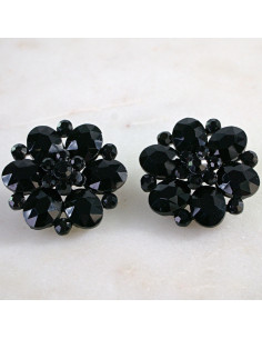 Kolczyki CZARNE WIECZOROWE  Lolita Akcesoria 2