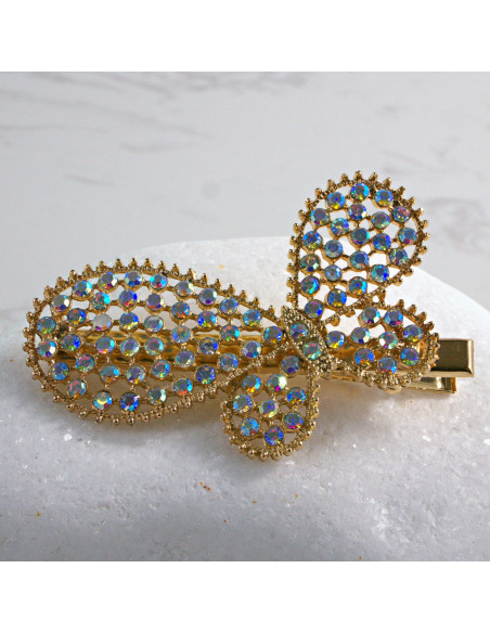 Spinka do włosów MOTYL Z KRYSZTAŁKAMI Lolita Akcesoria