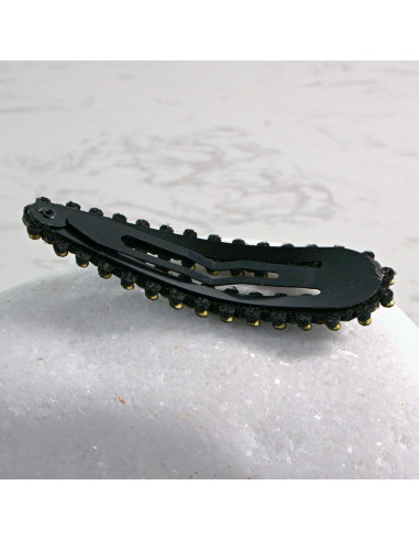 Spinka do włosów CZARNA Z KRYSZTAŁKAMI 2 szt....