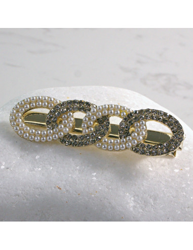 Spinka do włosów 4 KÓŁKA PEREŁKI I KRYSZTAŁKI...