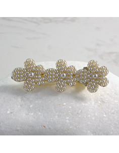 Spinka do włosów 3 KWIATKI PEREŁKI Lolita Akcesoria