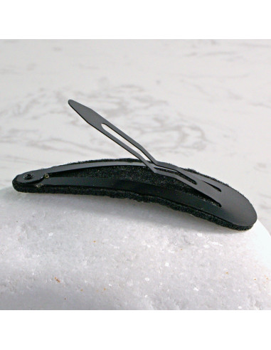 Spinka do włosów CZARNO-SREBRNA Z KRYSZTAŁKAMI...