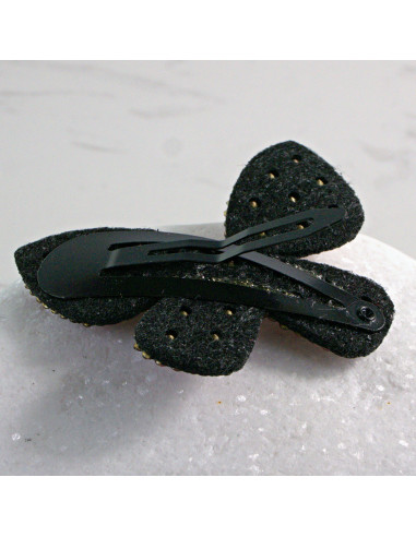 Spinka do włosów MOTYL Z KRYSZTAŁKAMI BORDOWY...