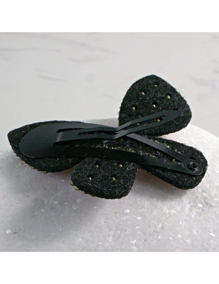 Spinka do włosów MOTYL Z KRYSZTAŁKAMI BORDOWY Lolita Akcesoria