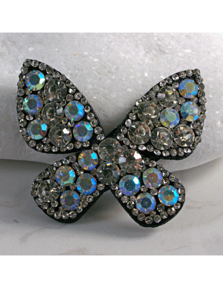 Spinka do włosów MOTYL Z KRYSZTAŁKAMI CRYSTAL AB Lolita Akcesoria