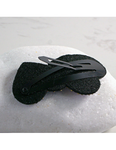 Spinka do włosów DWA SERCA Z KRYSZTAŁKAMI...