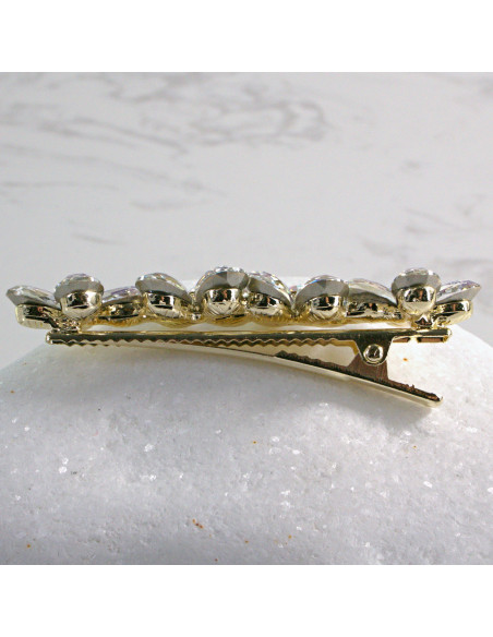 Spinka do włosów 4 KWIATKI KRYSZTAŁKI CRYSTAL AB Lolita Akcesoria