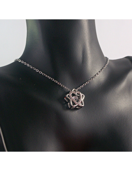 Naszyjnik Celebrytka stal chirurgiczna Lolita Accessories Srebrny