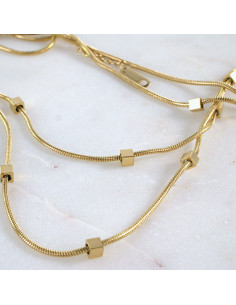 Naszyjnik Podwójny ze stali chirurgicznej Lolita... 2