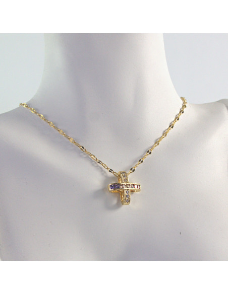 Naszyjnik Celebrytka KRZYŻ ze stali chirurgicznej Lolita Accessories