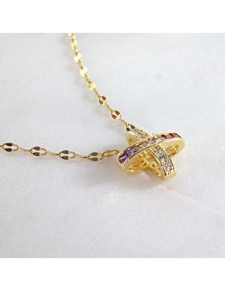 Naszyjnik Celebrytka KRZYŻ ze stali chirurgicznej Lolita Accessories