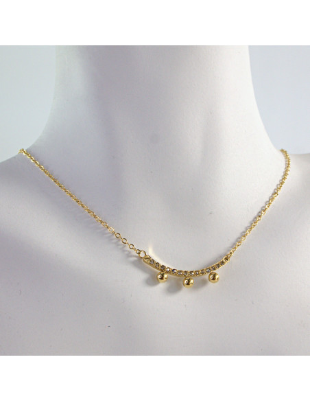 Naszyjnik Celebrytka ze stali chirurgicznej Lolita Accessories złoty