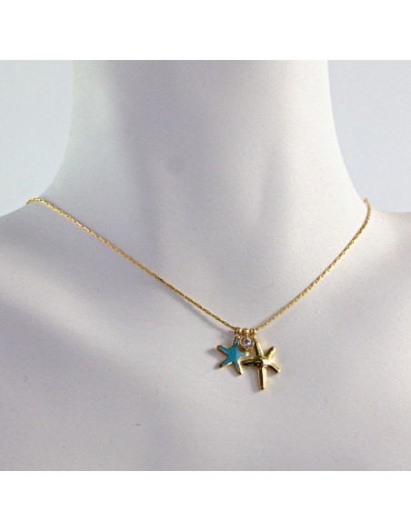 Naszyjnik BOHO ROZGWIAZDA ze stali chirurgicznej Lolita Accessories