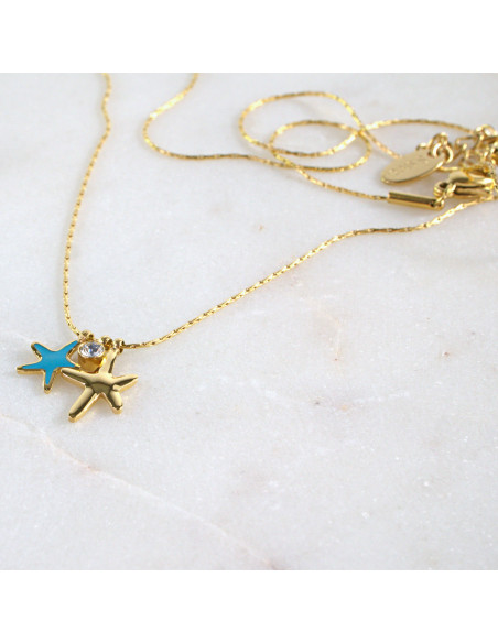 Naszyjnik BOHO ROZGWIAZDA ze stali chirurgicznej Lolita Accessories