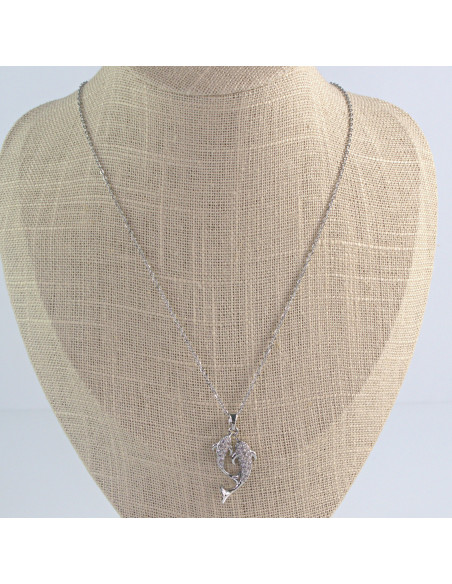 Naszyjnik Celebrytka ze stali chirurgicznej Lolita Accessories Srebrny