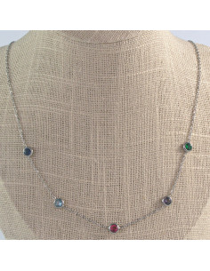 Naszyjnik HAMSA Celebrytka stal chirurgiczna Lolita...