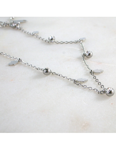 Naszyjnik HAMSA Celebrytka stal chirurgiczna...